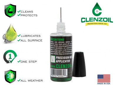 Clenzoil Needle Dropper lid off